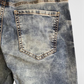 NAF NAF Jean cinco bolsillos con proceso de lavandería efecto desteñido. Talla 8