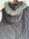 NEWBOAT Chaleco de invierno con capota. Talla L