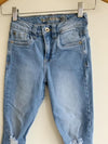 NAUTY BLUE Jean Skinny lavado claro para niña. Talla XS ( 8-10)