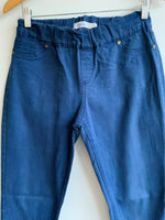 UNANYME Pantalón Jeggin en dril azul. Talla 40 ( M )