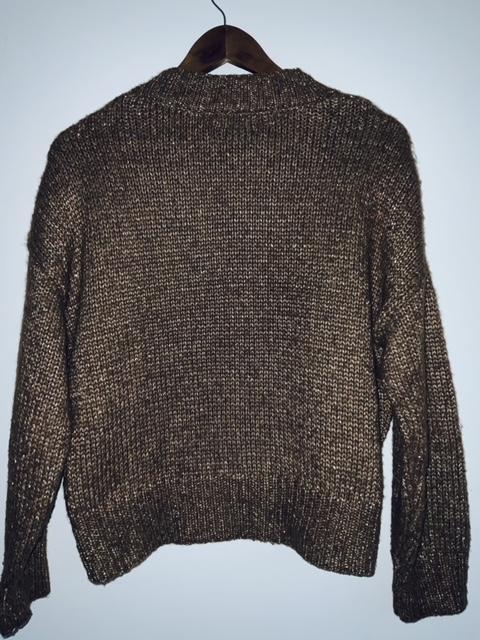 MANGO Sweater con efectos de brillo. Talla S
