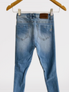 NAUTY BLUE Jean Skinny lavado claro para niña. Talla XS ( 8-10)