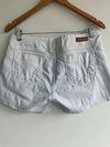 CLASSIC JEANS Short en dril cinco bolsillos blanco. Talla 10