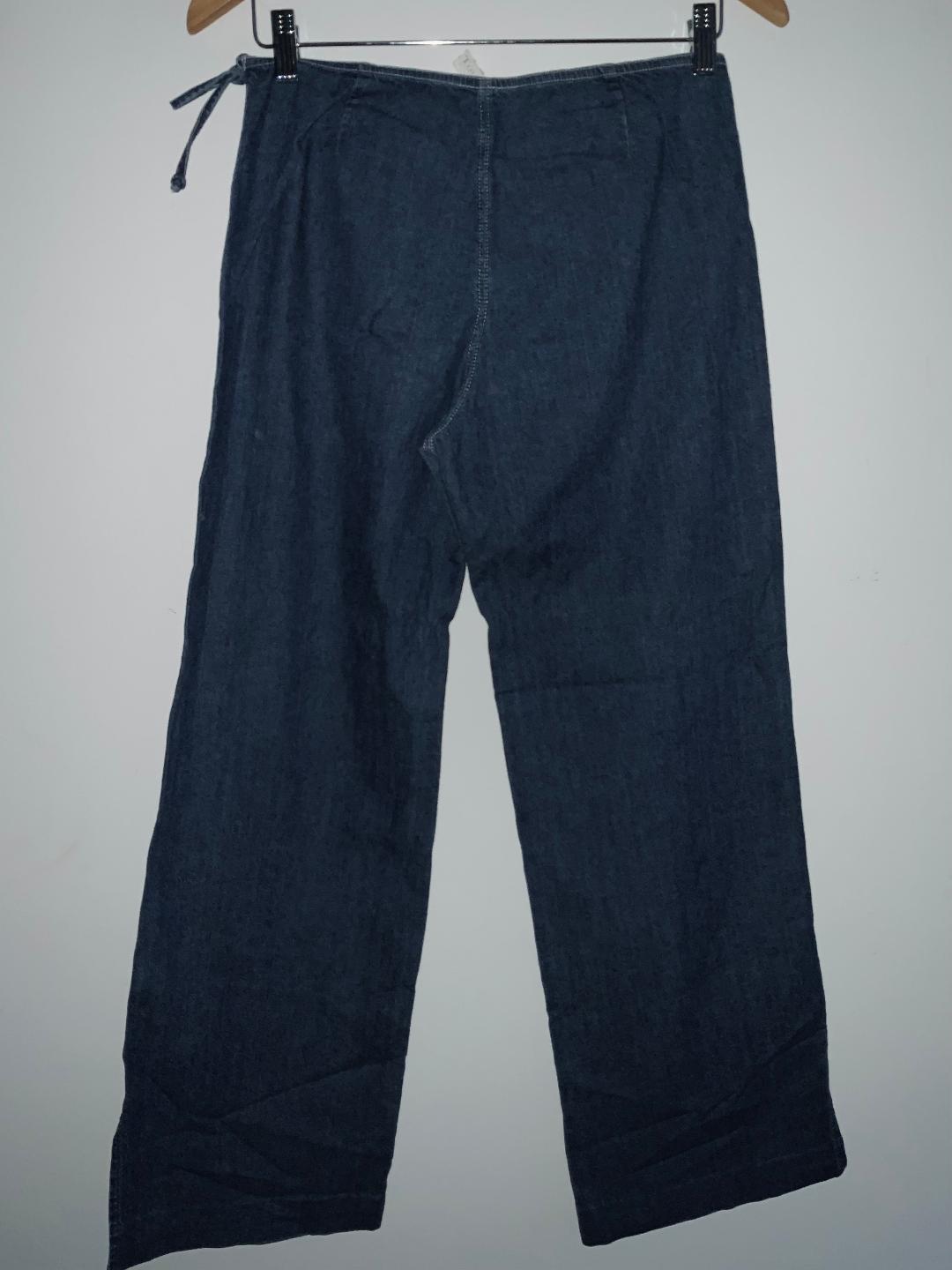 ESPRIT Pantalón Clásico de dril para mujer. Talla 8 –