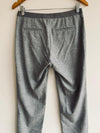 STRADIVARIUS Pantalón Casual Gris efecto textura. Talla S