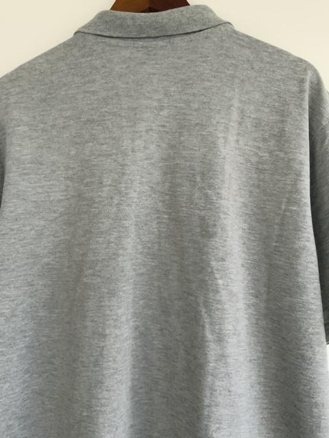 KAPPA Camiseta tipo polo para hombre gris jaspe. Talla L/XL