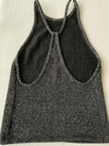 PULL&BEAR Top Cuello Halter con lurex. Talla S