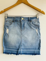 CLASSIC JEANS Mini falda en índigo. Talla 6