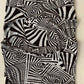 STUDIO F Top Strapless espalda destapada estampado Geométrico. Talla S/M