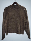 MANGO Sweater con efectos de brillo. Talla S