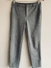 STRADIVARIUS Pantalón Casual Gris efecto textura. Talla S