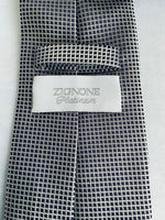 ZIGNONE PLATINUM Corbata Mini Cuadros bicolor. Talla Ünica